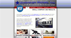 Desktop Screenshot of americanmetalsinc.com